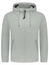 Diagonal Raised Fleece Goggle Zip-Up Hoodie Grey - CP COMPANY - BALAAN 2