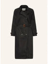 Edenna Trench Coat Black - ISABEL MARANT - BALAAN 2