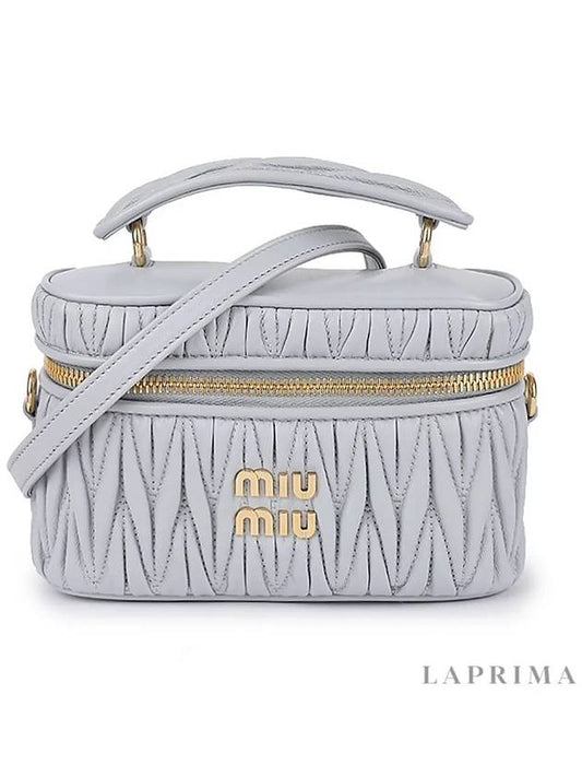 Tote Bag 5BH230N88 F0591 Gray - MIU MIU - BALAAN 2