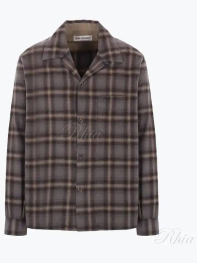 Heusen Check Long Sleeve Shirt Oyster - OUR LEGACY - BALAAN 2