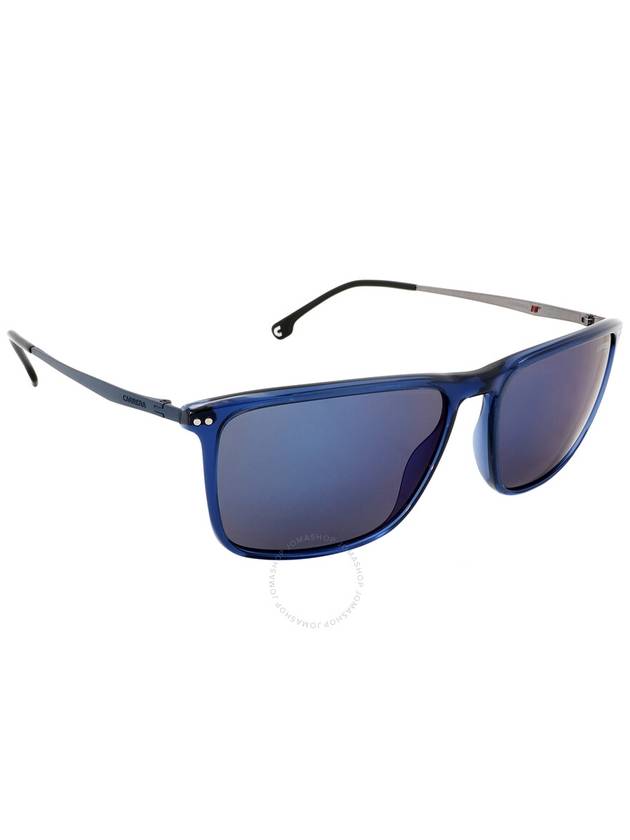 Carrera Grey Blue Mirror Sport Men's Sunglasses CARRERA 8049/S 0PJP/XT 58 - CARRERA - BALAAN 2