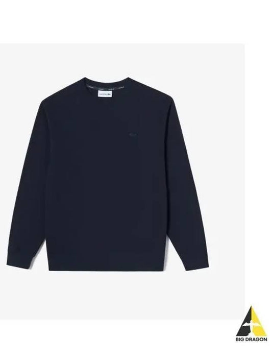 Men s Crew Neck Long Sleeve Sweatshirt Dark Navy - LACOSTE - BALAAN 1