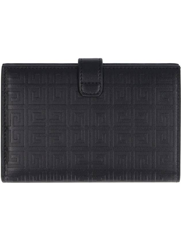 G Cut 4G Leather Card Wallet Black - GIVENCHY - BALAAN 4