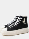 Austen High Top Sneaker Black - ISABEL MARANT - BALAAN 3