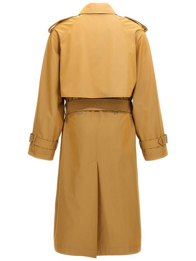 long gabardine trench coat 8087617 - BURBERRY - BALAAN 4