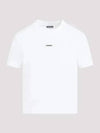 Le Gros Grain Short Sleeve T-Shirt White - JACQUEMUS - BALAAN 2