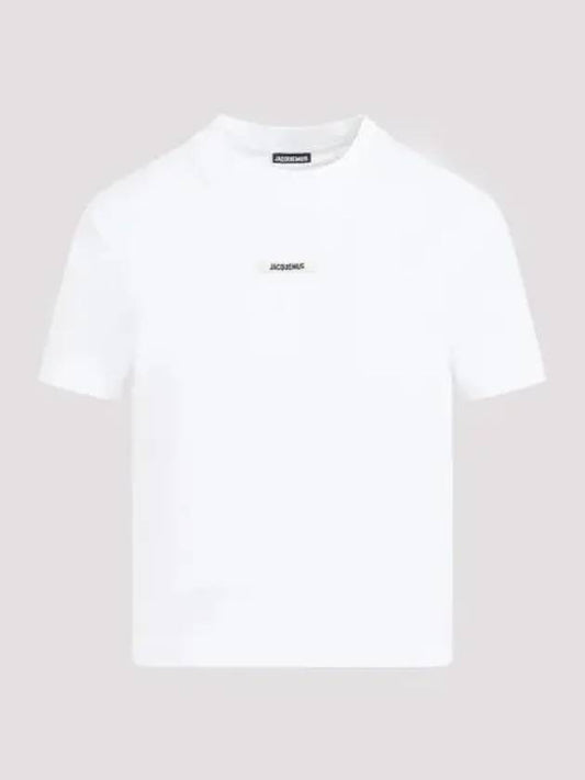 Le Gros Grain Short Sleeve T-Shirt White - JACQUEMUS - BALAAN 2