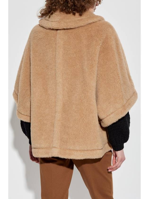 Max Mara Fur Poncho Tenebre, Women's, Beige - MAX MARA - BALAAN 4