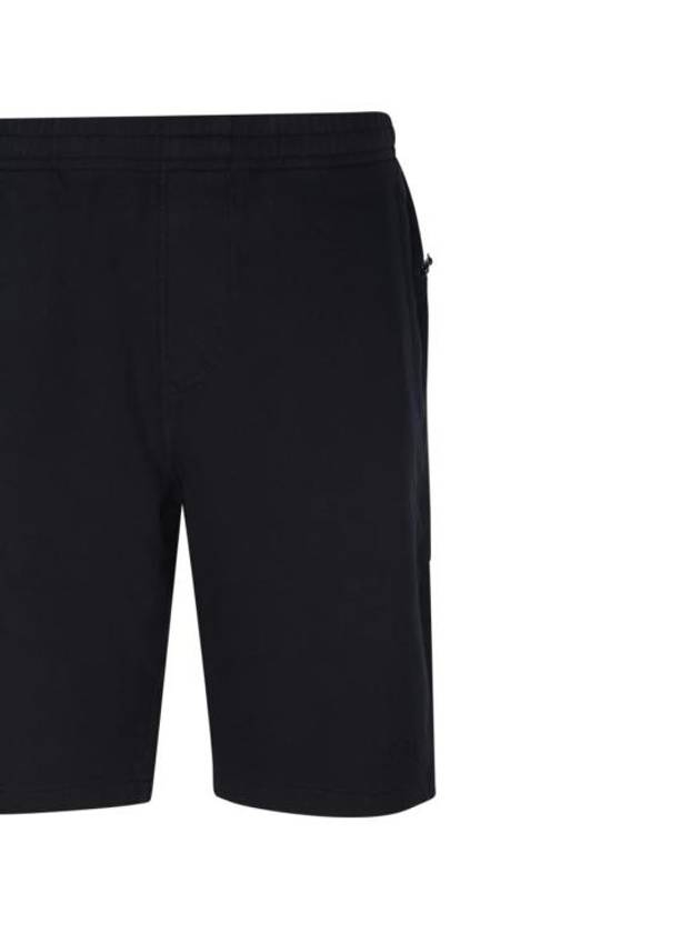 Cotton Fleece Bermuda Shorts Pants Black - CP COMPANY - BALAAN 5