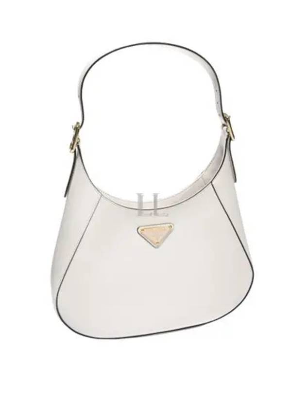 Medium Leather Shoulder Bag White - PRADA - BALAAN 2