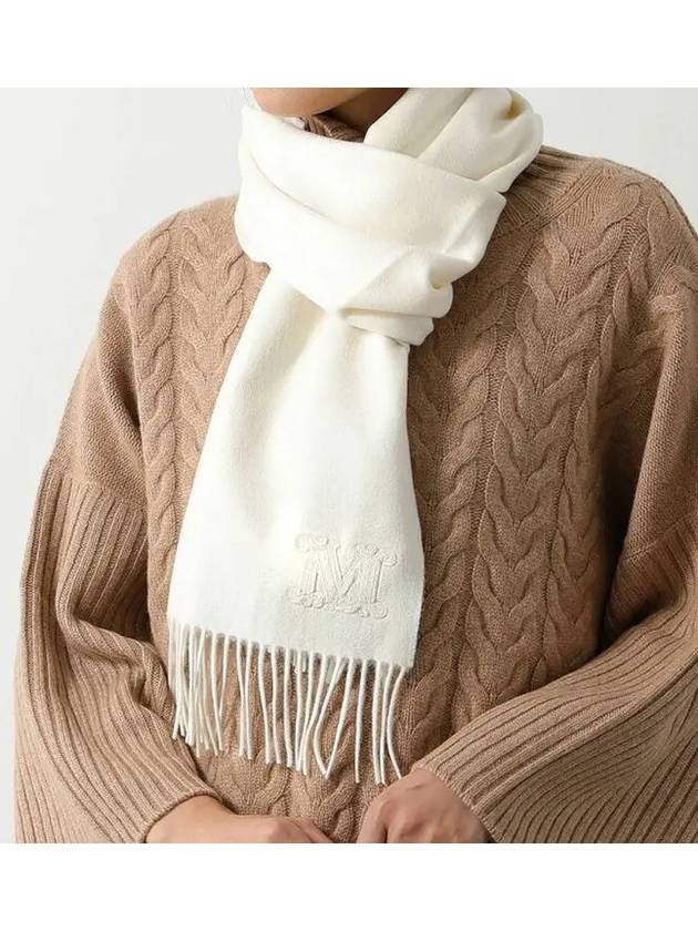 WSDALIA Cashmere Muffler Cream - MAX MARA - BALAAN 1