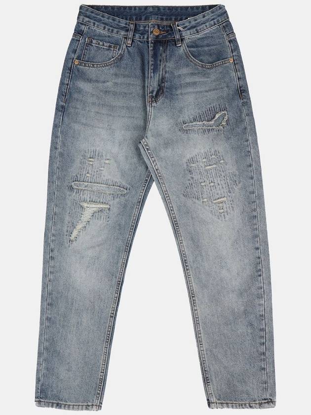 IKALOOK Spring Fall Regular Fit Vintage Denim BJN103 - IKALOOOK - BALAAN 4