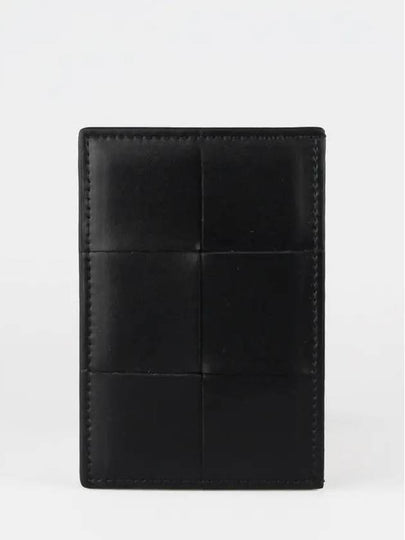 Intrecciato Cassette Card Wallet Black - BOTTEGA VENETA - BALAAN 2