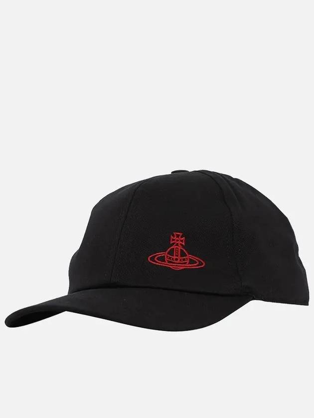 Logo Baseball Ball Cap Black - VIVIENNE WESTWOOD - BALAAN 2