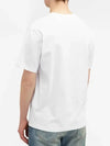 Draw Varsity Embroidered Cotton Short Sleeve T-shirt White - KENZO - BALAAN 3