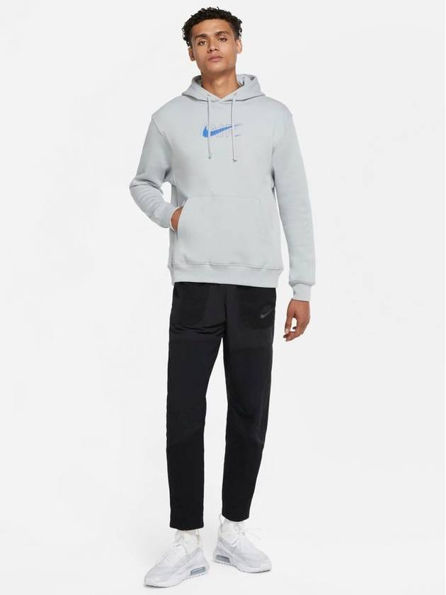 Men's Logo Hoodie Grey - NIKE - BALAAN 6