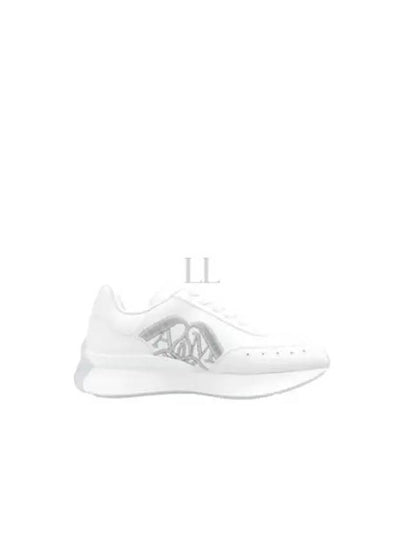 Sprint Runner Logo Low Top Sneakers White - ALEXANDER MCQUEEN - BALAAN 2