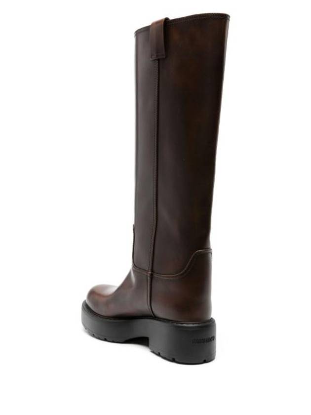 Boots 5W971D3KY8F0038 AI23 BROWN - MIU MIU - BALAAN 5