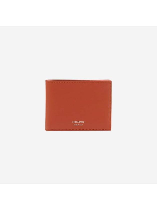 Classic Half Wallet Terracotta - SALVATORE FERRAGAMO - BALAAN 1