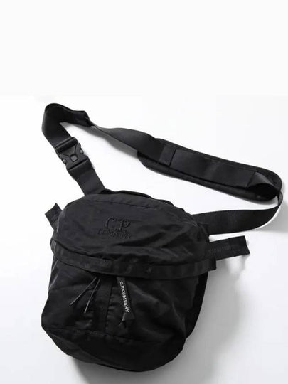 Men's B Nylon Cross Bag Black - CP COMPANY - BALAAN 2