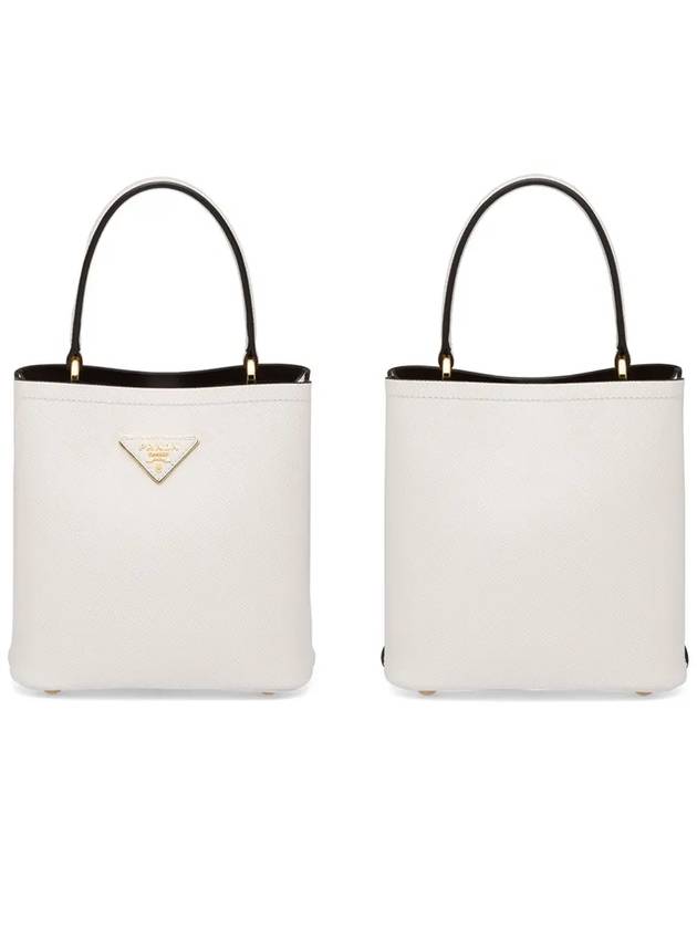 Prada Pannier Saffiano Women s Small Tote Bag 1BA217 - SAINT LAURENT - BALAAN 1