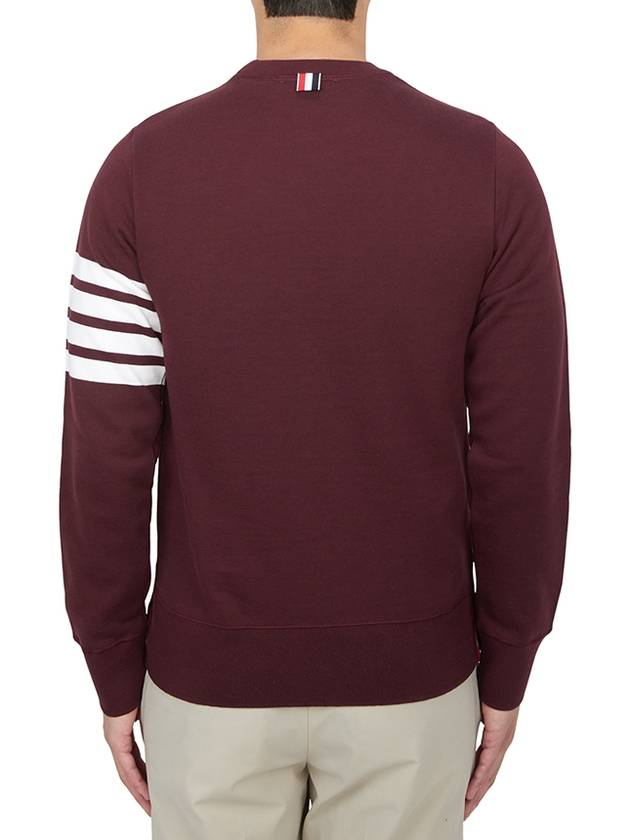 4 Bar Loopback Jersey Sweatshirt Red - THOM BROWNE - BALAAN 4