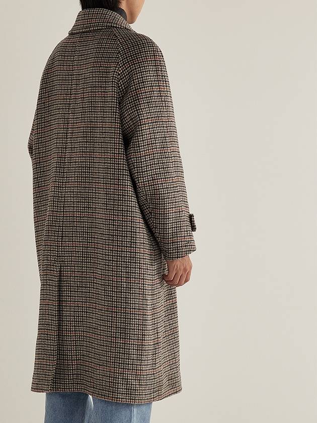 Vintage Kensington Check Wool Over Balmacan Double Coat - TRADCLUB - BALAAN 4