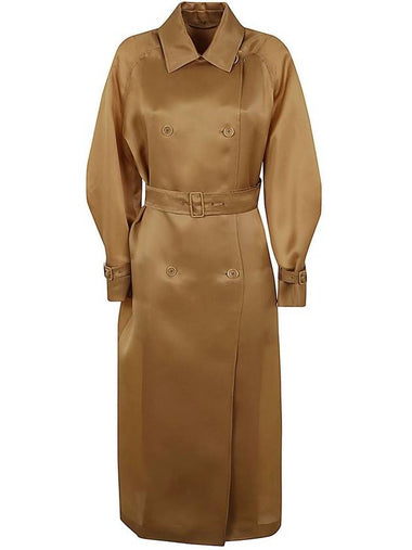 Max Mara Coats Leather Brown - MAX MARA - BALAAN 1