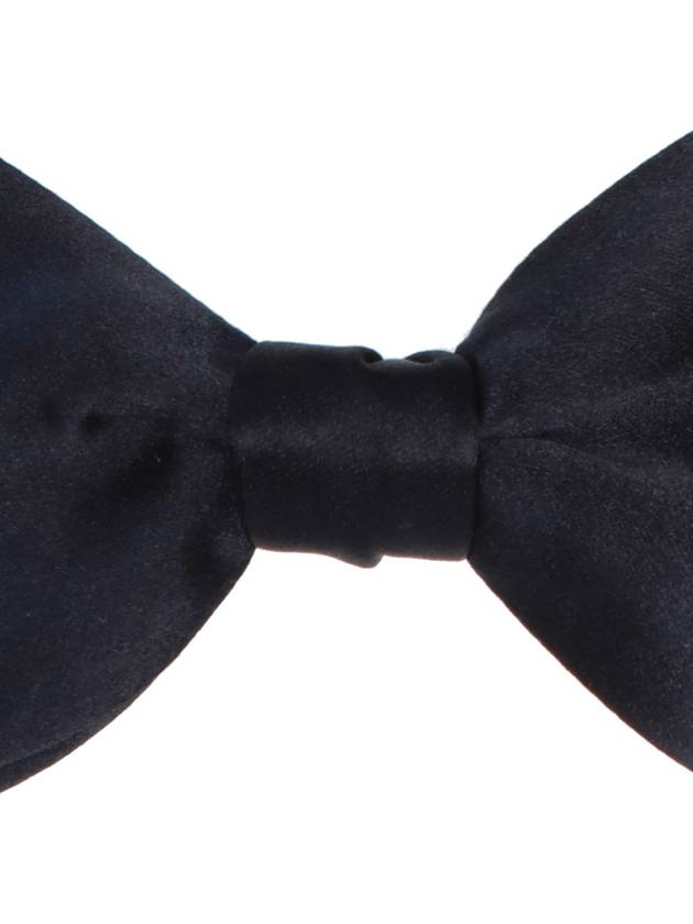 Lanvin Silk Bow Tie, Men's, Navy Blue - LANVIN - BALAAN 3