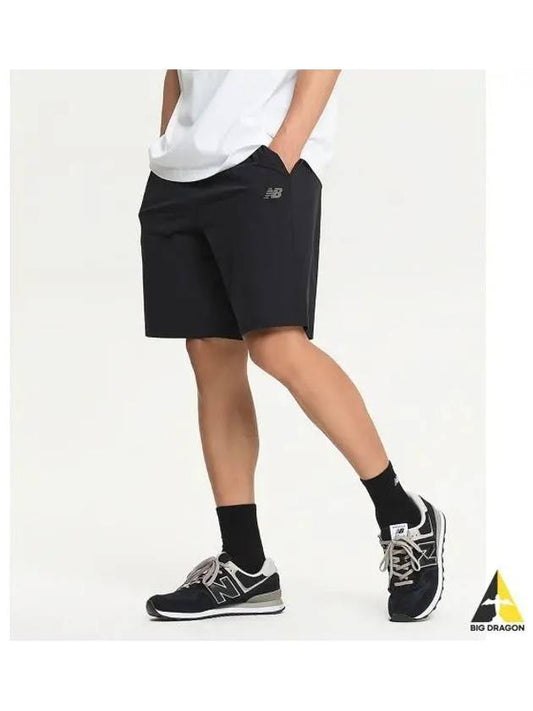 NBNVE32633 UNI FROZEN 4 5 essential short pants BLACK - NEW BALANCE - BALAAN 1