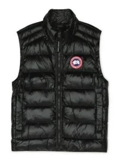 Crofton Logo Patch Padding Vest Black - CANADA GOOSE - BALAAN 2