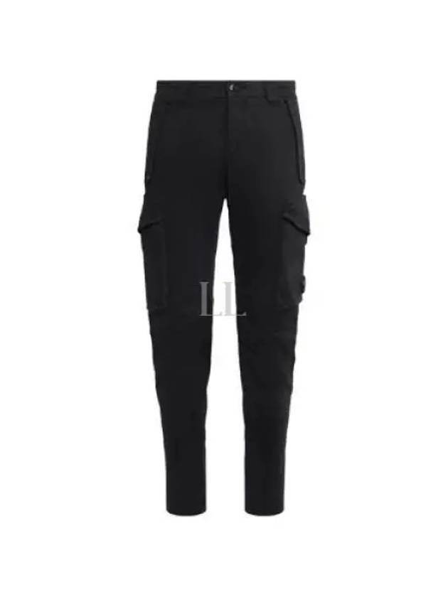 Lens Detail Panel Cargo Straight Pants Black - CP COMPANY - BALAAN 2