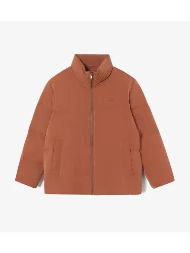 Men s High Neck Down Puffer Orange - LACOSTE - BALAAN 1