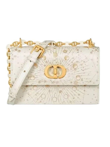 Miss Caro Gold Tone Dior Astral Print Mini Bag Cross Bag Latte - DIOR - BALAAN 1