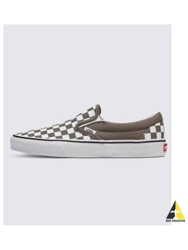 Classic Slip On Color THEORY Checkerboard Bungee Cord VN000BVZ9JC1 - VANS - BALAAN 1