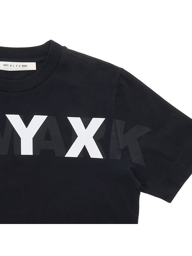 Invert Logo Short Sleeve T-shirt Black - 1017 ALYX 9SM - BALAAN 5