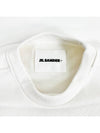 Women's Logo Cotton Sweatshirt Cream - JIL SANDER - BALAAN 8