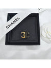 CC logo two tone earrings gold black - CHANEL - BALAAN 4