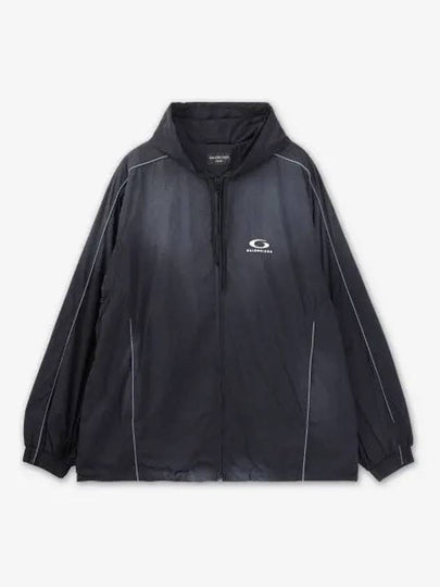 Sports Icon Large Track Jacket Black - BALENCIAGA - BALAAN 2