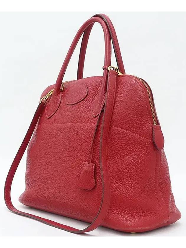 Red color tote bag - HERMES - BALAAN 2