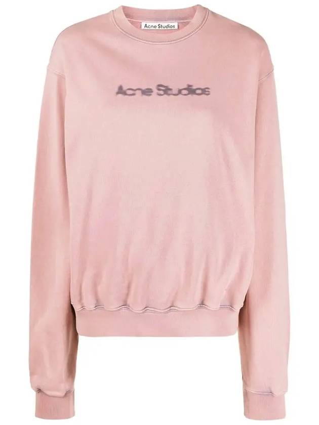 Blurred Logo Sweatshirt Faded Purple - ACNE STUDIOS - BALAAN 3