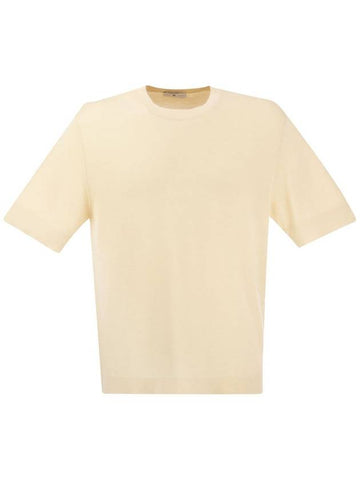 Cotton and silk T-shirt - PT TORINO - BALAAN 1