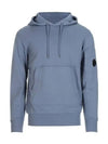 Lens Wappen Pocket Hoodie Blue - CP COMPANY - BALAAN 2