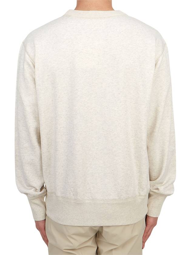 Mike Cotton Logo Sweatshirt Ecru - ISABEL MARANT - BALAAN 5