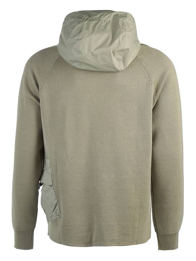 Metropolis Series Zip-Up Hoodie Silver Sage - CP COMPANY - BALAAN 4