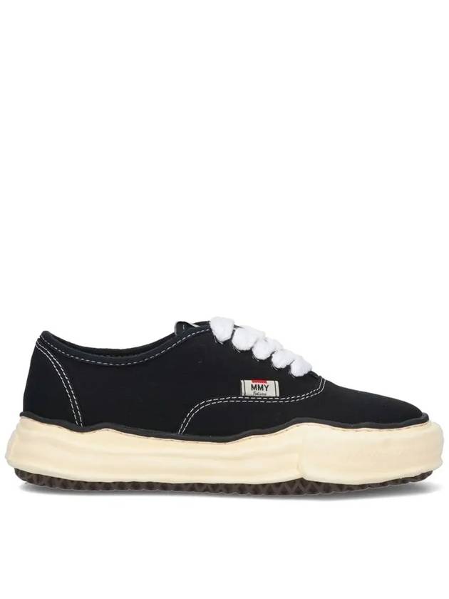 23FW Baker OG sole canvas low-top sneakers A09FW735 BLACK - MIHARA YASUHIRO - BALAAN 1