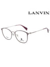 Glasses Frame LNV250SA 500 Round Titanium Women s - LANVIN - BALAAN 1