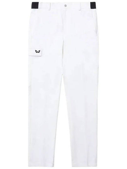 Golf Wear Cargo Slim Fit Golf Pants WB21SUMS01WH White - WHITEBALL - BALAAN 2