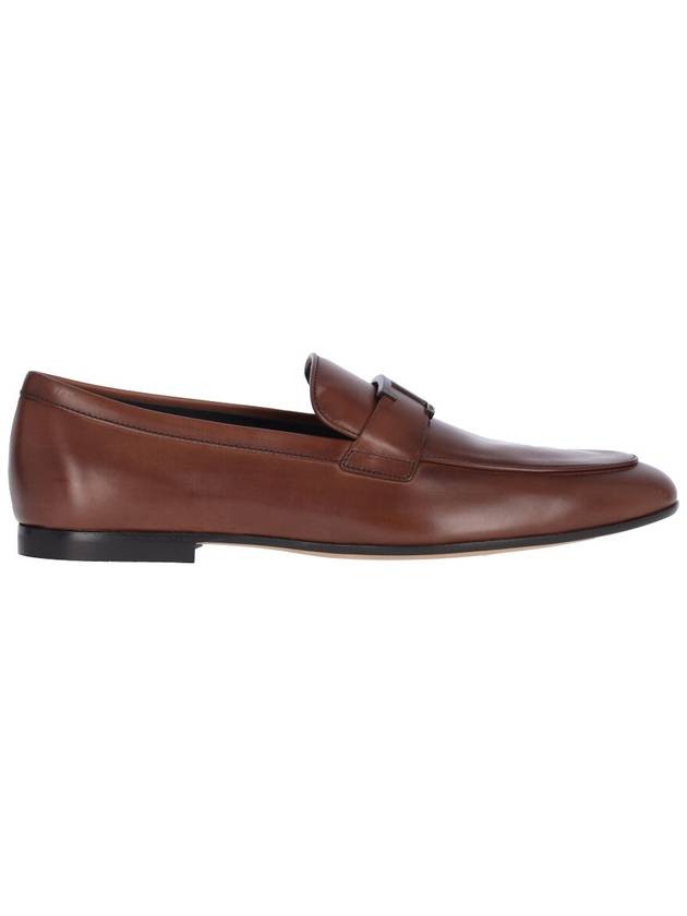 Men's T Timeless Leather Loafer Brown - TOD'S - BALAAN 2