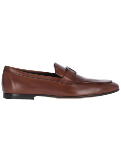 Men's T Timeless Leather Loafer Brown - TOD'S - BALAAN 2